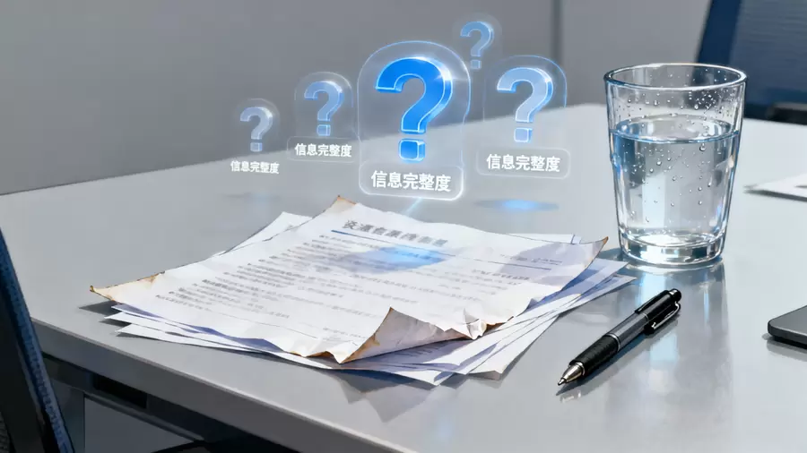 资源信息不完整时谨慎判断的参考画面