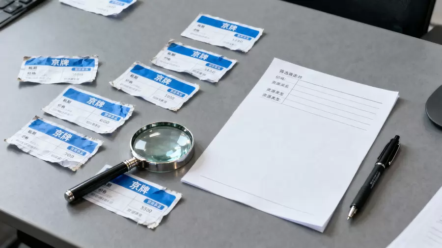 京牌资源筛选清单与判断要点