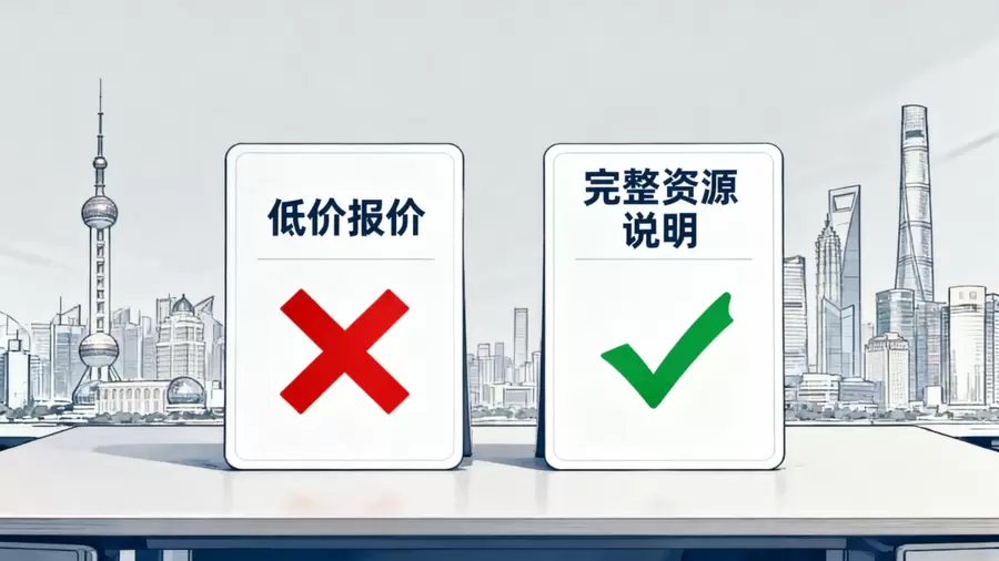 资源筛选中低价报价与完整说明的对比分析