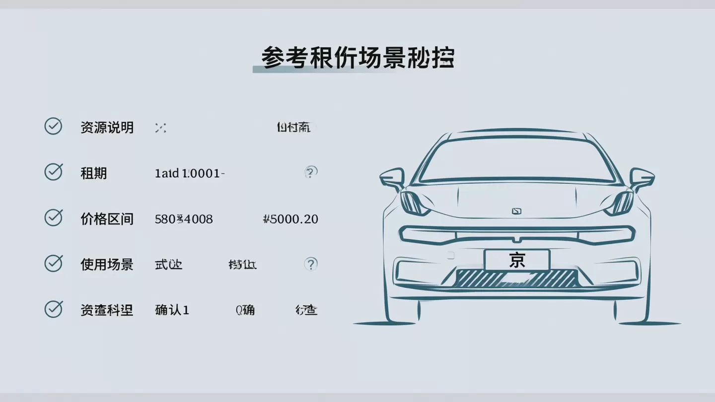 京牌租赁资源说明完整度检查