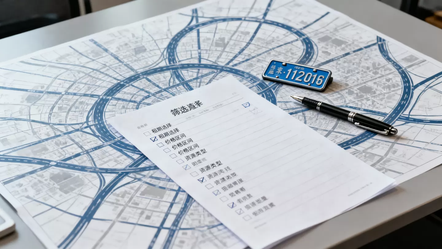 北京京牌租赁资源筛选清单与判断要素