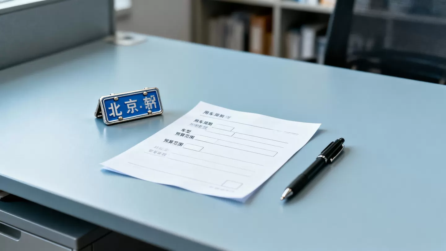 求租京牌前如何说明用车需求