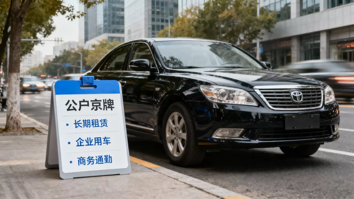 公户京牌长期租赁企业用车适配说明